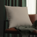 Indoor or Outdoor Throw Pillow for Home or Housewarming Gift, Taupe Beige
