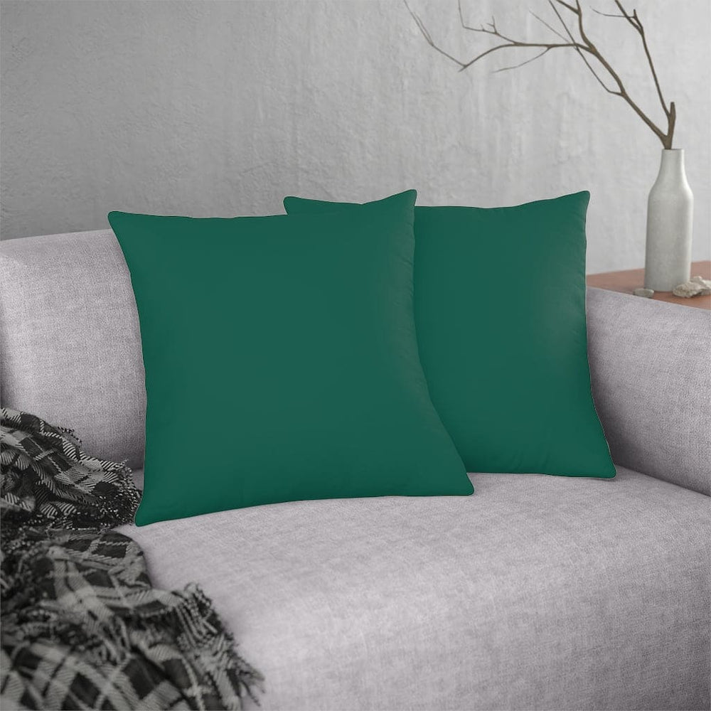 Indoor or Outdoor Throw Pillow for Home or Housewarming Gift, Teal Green