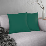 Indoor or Outdoor Throw Pillow for Home or Housewarming Gift, Teal Green