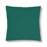 Indoor or Outdoor Throw Pillow for Home or Housewarming Gift, Teal Green