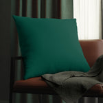 Indoor or Outdoor Throw Pillow for Home or Housewarming Gift, Teal Green