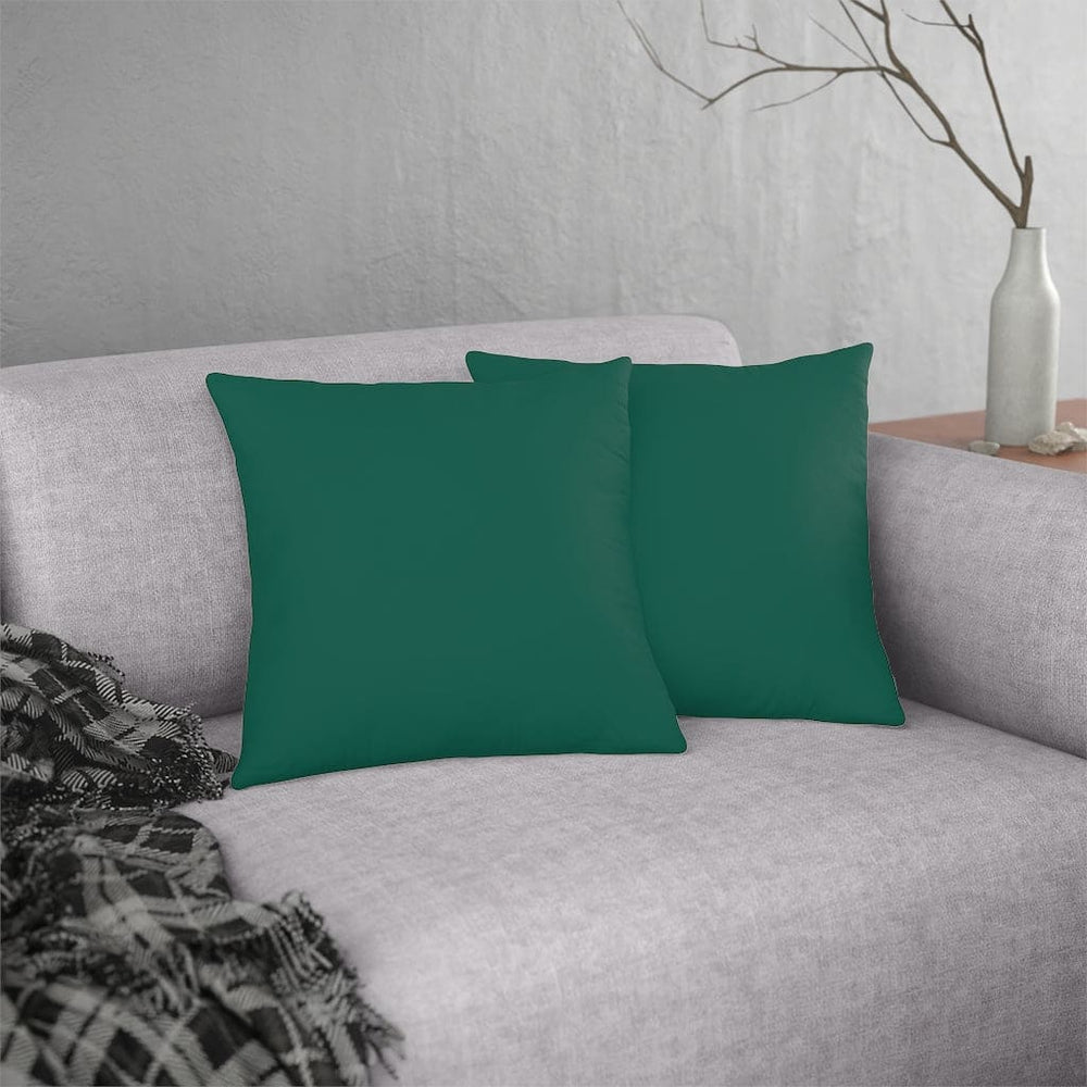 Indoor or Outdoor Throw Pillow for Home or Housewarming Gift, Teal Green