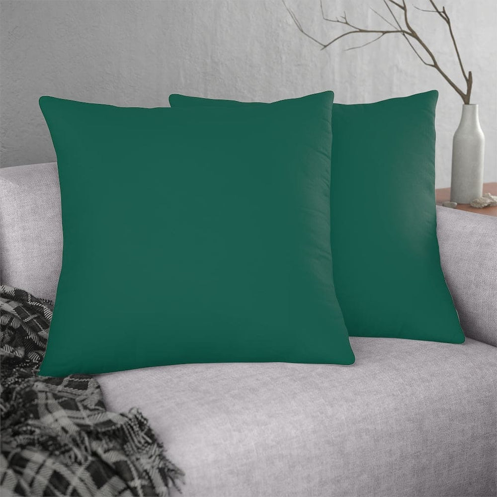 Indoor or Outdoor Throw Pillow for Home or Housewarming Gift, Teal Green