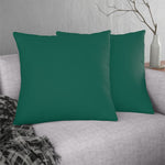 Indoor or Outdoor Throw Pillow for Home or Housewarming Gift, Teal Green