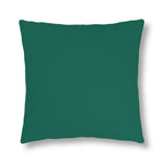 Indoor or Outdoor Throw Pillow for Home or Housewarming Gift, Teal Green