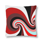 Indoor or Outdoor Throw Pillow, Retro Multicolor Vintage Print S16