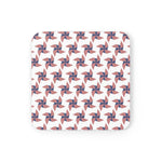 Stars and Stripes Corkwood Coaster Set - 4 Pieces /   Indoor