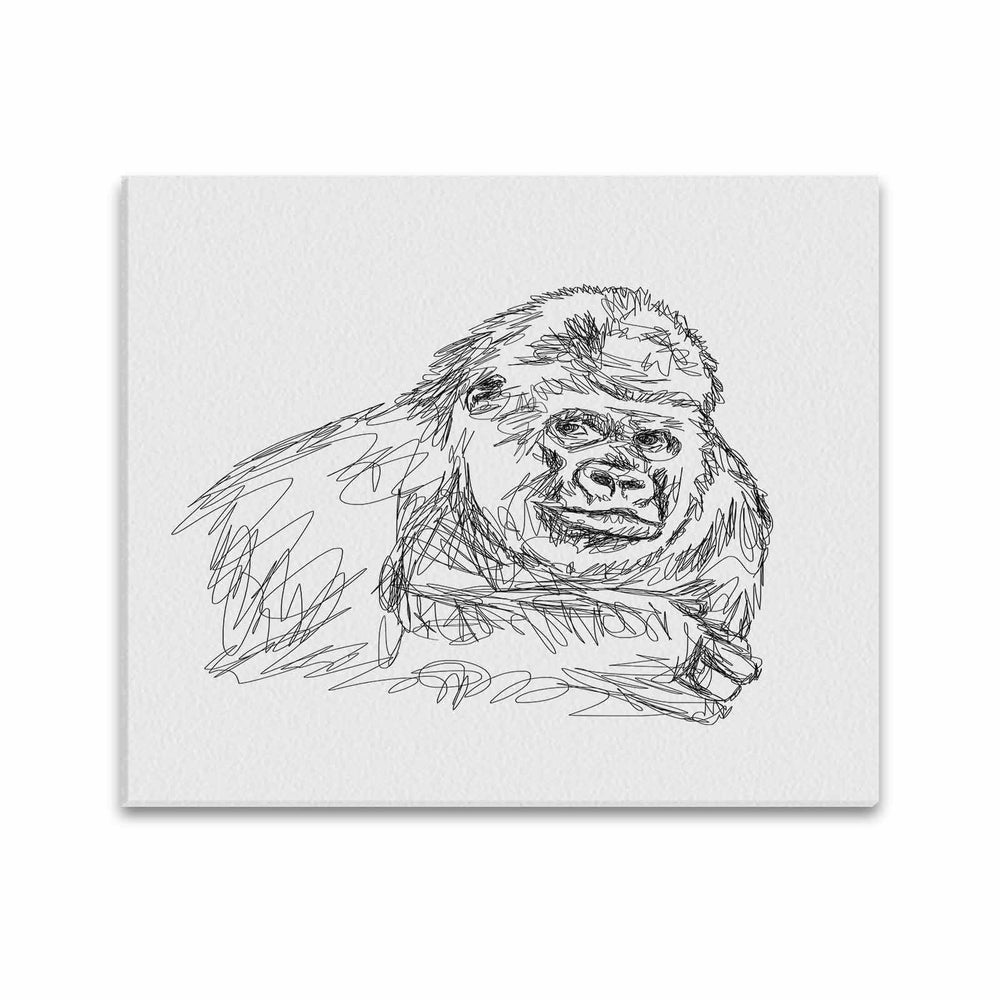 Wall Art / Gorilla  Frame Canvas Print 20"x24"