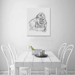 Wall Art / Gorilla  Frame Canvas Print 20"x24"