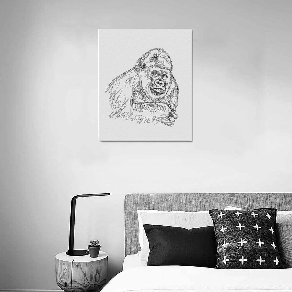 Wall Art / Gorilla  Frame Canvas Print 20"x24"