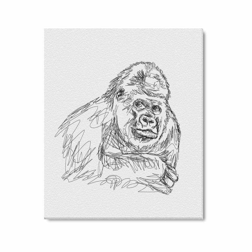 Wall Art / Gorilla  Frame Canvas Print 20"x24"