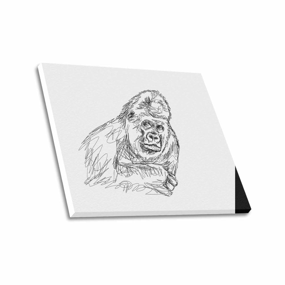 Wall Art / Gorilla  Frame Canvas Print 24"x20"