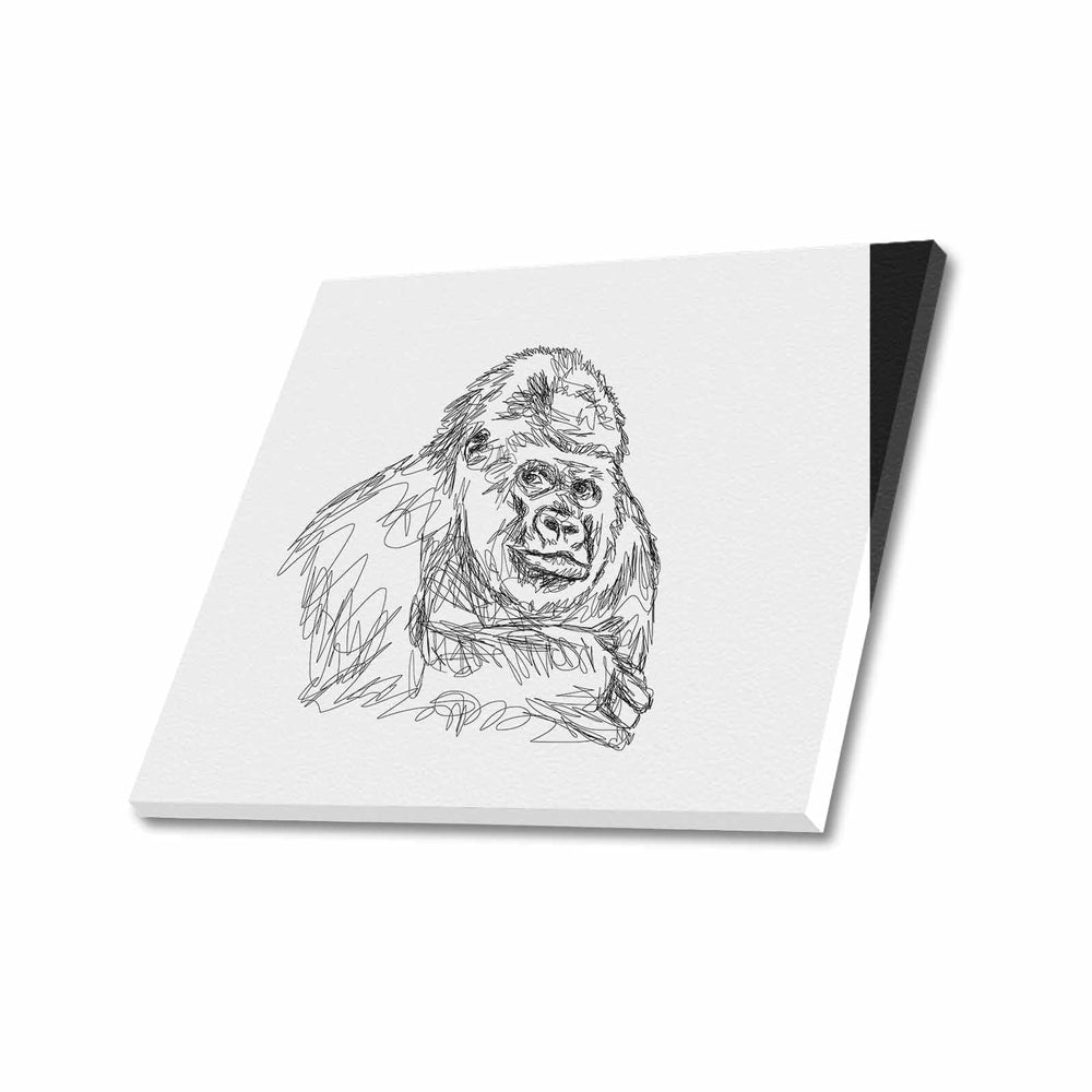 Wall Art / Gorilla  Frame Canvas Print 24"x20"