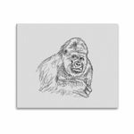 Wall Art / Gorilla  Frame Canvas Print 24"x20"