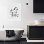 Wall Art / Horse  Frame Canvas Print 20"x24"