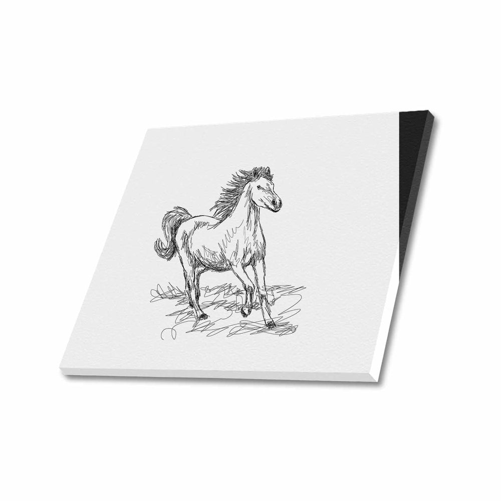 Wall Art / Horse  Frame Canvas Print 24"x20"