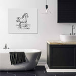 Wall Art / Horse  Frame Canvas Print 24"x20"