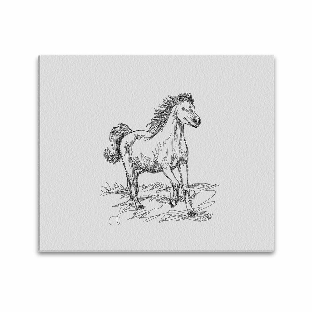 Wall Art / Horse  Frame Canvas Print 24"x20"