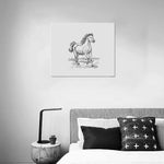 Wall Art / Horse  Frame Canvas Print 24"x20"
