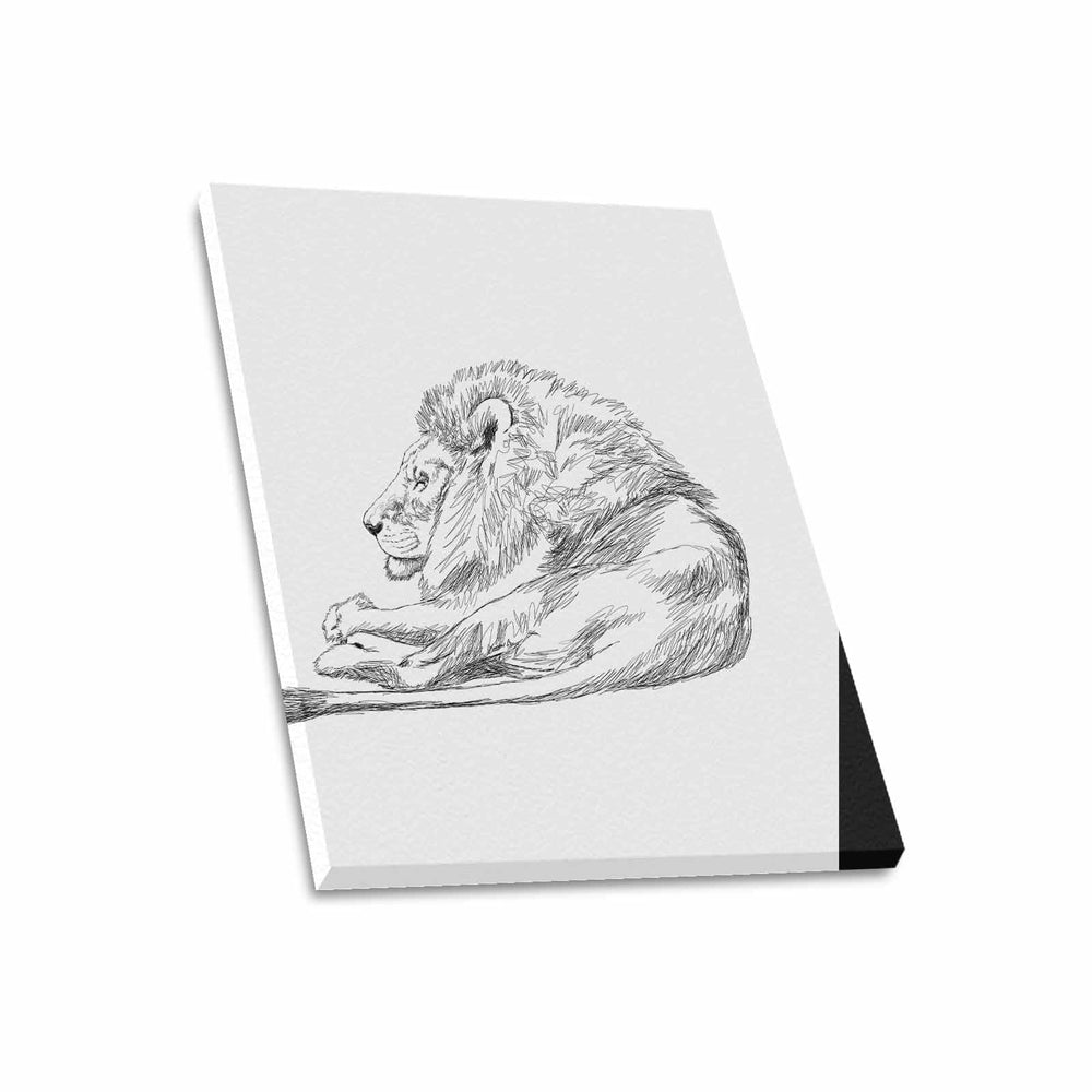 Wall Art / Lion  Frame Canvas Print 20"x24"