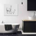 Wall Art / Llama  Frame Canvas Print 24"x20"