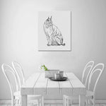 Wall Art / Lynx  Frame Canvas Print 20"x24"
