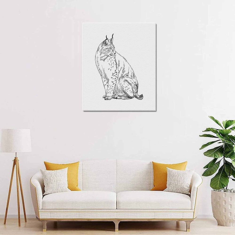 Wall Art / Lynx  Frame Canvas Print 20"x24"