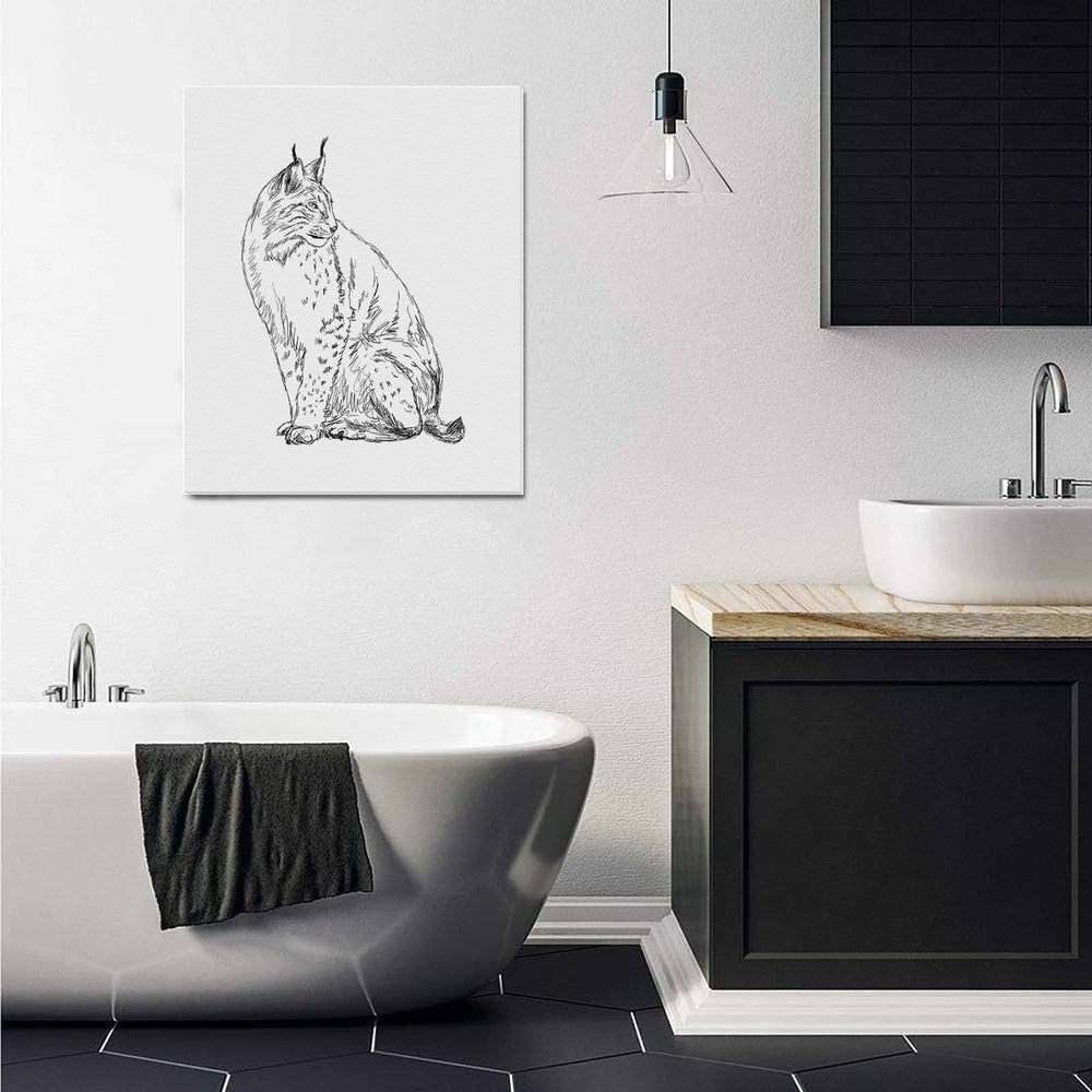 Wall Art / Lynx  Frame Canvas Print 20"x24"
