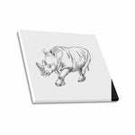 Wall Art / Rhino  Frame Canvas Print 24"x20"