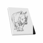 Wall Art / Rhinoceros  Frame Canvas Print 20"x24"