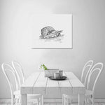 Wall Art / Snail  Frame Canvas Print 24"x20"