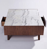 Vera Wood & Marble Coffee Table.