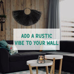 Rustic Wall Hanging Boho Woven Seagrass Home Decor Wall Pediment for Room Decoration