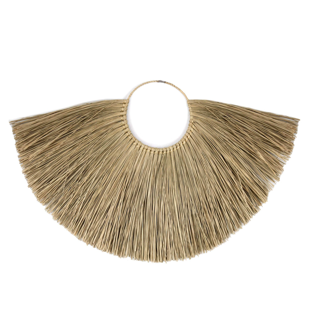 Rustic Wall Hanging Boho Woven Seagrass Home Decor Wall Pediment for Room Decoration