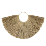 Rustic Wall Hanging Boho Woven Seagrass Home Decor Wall Pediment for Room Decoration