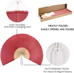 Giant Wall Decor Folding Bamboo Fan for Home Decoration | Wall Hanging Boho Woven Home Decor Wall Pediment