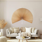 Giant Wall Decor Folding Bamboo Fan for Home Decoration | Wall Hanging Boho Woven Home Decor Wall Pediment