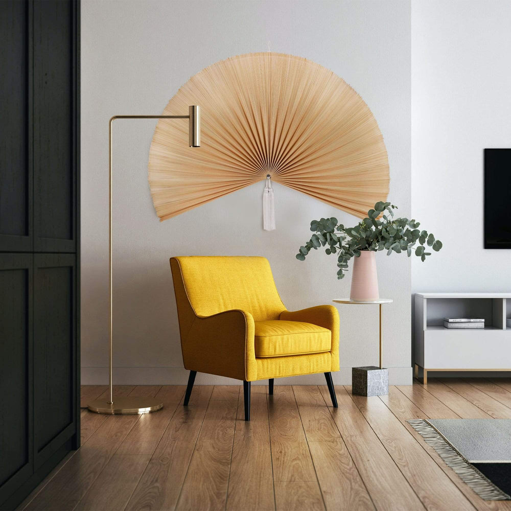 Giant Wall Decor Folding Bamboo Fan for Home Decoration | Wall Hanging Boho Woven Home Decor Wall Pediment