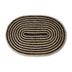 Oval Woven Doormat | Natural Seagrass Entrance Rug for Patio, Front Door, Indoor